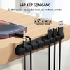 Thanh Kẹp Silicon Cố Định Dây Cáp Sạc, Tai Nghe, Dây Cáp Phụ Kiện Máy Tính Gọn Gàng