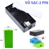 Box Sạc Dự Phòng 2 Cell Vỏ Nhựa - Màu Sắc Ngẫu Nhiên (KHÔNG KÈM PIN)
