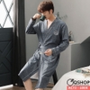 Áo choàng tắm nam thun cotton AC73