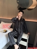Bộ đồ ngủ Pijama nam lụa luxury mềm mịn sang trọng tay dài quần dài mặc nhà mặc ngủ thoải mái QM0006