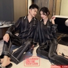 Bộ đồ ngủ Pijama nam lụa luxury mềm mịn sang trọng tay dài quần dài mặc nhà mặc ngủ thoải mái QM0006