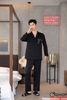 Bộ đồ ngủ Pijama nam lụa luxury mềm mịn sang trọng tay dài quần dài QM0033