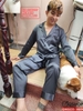 Bộ đồ ngủ Pijama nam lụa luxury mềm mịn sang trọng tay dài quần dài QM0035
