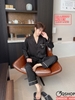 Bộ đồ ngủ Pijama nam lụa luxury mềm mịn sang trọng tay dài quần dài QM0038