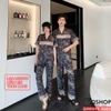 Bộ đồ ngủ pijama cặp đôi lụa luxury cao cấp quần dài tay ngắn sang trọng QM0043