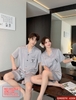 Bộ đồ ngủ pijama cặp đôi lụa luxury cao cấp quần ngắn tay ngắn sang trọng QM0074