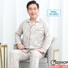 Bộ đồ ngủ pijama nam thun cotton quần dài tay dài mặc nhà mặc ngủ thoải mái QM0077
