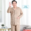 Bộ đồ ngủ pijama nam thun cotton quần dài tay dài mặc nhà mặc ngủ thoải mái QM0081
