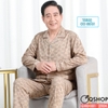 Bộ đồ ngủ pijama nam thun cotton quần dài tay dài mặc nhà mặc ngủ thoải mái QM0081