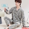 QM0099 - Bộ đồ ngủ pijama nam thun