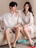 QM0127 - [FORM TO] Bộ đồ ngủ pijama cặp đôi lụa satin mềm quần ngắn
