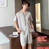 [Sale tại web 20%] QM0132 - Bộ đồ ngủ pijama nam lụa mềm mịn quần ngắn