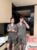 QM0148 - Bộ đồ ngủ pijama cặp đôi ngắn