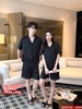 QM0155 - Bộ đồ ngủ pijama cặp đôi lụa mềm mịn quần ngắn