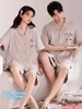 QM0163 - Bộ đồ ngủ pijama cặp đôi thun cotton quần ngắn 2 túi