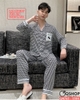[Sale tại web 30%] Bộ pijama nam tay dài lụa luxury cao cấp mặc nhà mặc ngủ thoải mái QM765