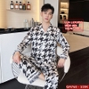 [Sale tại web 30%] Bộ đồ pijama nam tay dài lụa luxury cao cấp mặc nhà mặc ngủ thoải mái  QM768