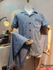 Bộ đồ pijama nam thun cotton quần dài tay ngắn thoải mái QM927