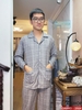 Bộ đồ ngủ Pijama nam thun cotton quần dài tay dài mặc nhà mặc ngủ thoải mái QM993