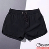 Quần short nam đi biển màu trơn Desmiit cao cấp QS627