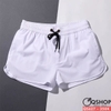 Quần short nam đi biển màu trơn Desmiit cao cấp QS627