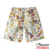 Quần short nam đi biển vải dù QS634