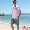Quần short nam đi biển vải dù QS637