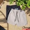Quần short đi chơi, tập gym thoải mái màu trơn đơn giản QS648
