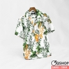 Áo sơ mi nam đi biển hoa lá SM40