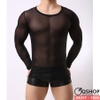 AB397 - Áo thun nam lưới mịn tay dài