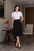 Áo Sơ Mi Nữ Công Sở Cộc Tay NK Fashion Thiết Kế Cổ Đức Trơn Màu, Chất Liệu Nhập Hàn Cao Cấp NKSM2201008