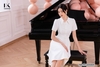 Đầm Nữ Cổ Đức NK Fashion Dáng Xòe Thiết Kế Bấu Mí Chéo, Chất Vải Hàn Dày Dặn Mềm Mát NKDV2205004