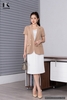Áo Kí Giả Dáng Suông NK Fashion Thiết Kế Đứng Form, 4 Cúc Điệu Đà, Chất Liệu Nhập Hàn Thoáng Mát NKSM2205002