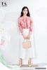 Áo Sơ Mi Công Sở Nữ NK Fashion Thiết Kế Hoa Bèo Nữ Tính, Chất Liệu Cao Cấp Không Nhăn Xù NKSM2202010