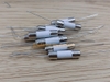 Cầu chì sứ cắm 10A 250VAC khích thước 5x20mm mới 100% !
