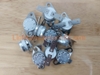 Công tắc điều khiển nhiệt độ KSD301 250V 16A 185 độ C mới !