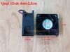 Quạt tản nhiệt 12v DC 6*6*2,5cm tháo máy chính hãng !