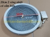 Mâm Nhiệt Bếp Hồng Ngoại 20cm 2 Vòng Nhiệt Cảm Biến Mới !