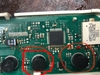 Nút Xốp tròn cảm ứng mới thay thế tương đương nút xốp đen trong bo khiển Bếp Từ bosch, teka..