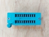 Socket 20p 20 chân xanh nạp IC  mới !