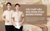 6 Chất Liệu May Đồng Phục Buồng Phòng Khách Sạn Tối Ưu Hiệu Quả