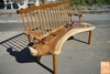 Ghế Dài Sân Vườn (Live Edge Wood Bench)