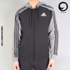ADIDAS ESSENTIALS MESSLANGE FRENCH TERRY FULL-ZIP HOODIE HK2897