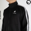 LECOQ TRACK JERSEY JACKET TRAINING WEAR QMMSJF31-BLK