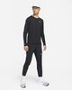 Nike Men DRI-FIT Miler UV Shirts Jersey Black Run Yoga Tee Jersey DD4577-010