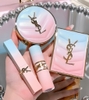 Set YSL ombre limited 2025 (4 món hồng xanh tặng hộp hoa )