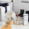 Set Son môi CHANEL 31 le rouge vỏ thuỷ tinh (tặng cầu tuyết chanel tuỳ chọn)