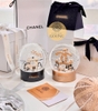 Quả cầu tuyết CHANEL holiday 2025 (túi nơ hộp)