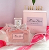 Set DIOR túi xanh gương 2 món kèm hộp hoa hãng