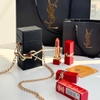 Son môi YSL rouge pur couture (limited vỏ đỏ - mua son tặng túi xách đen)